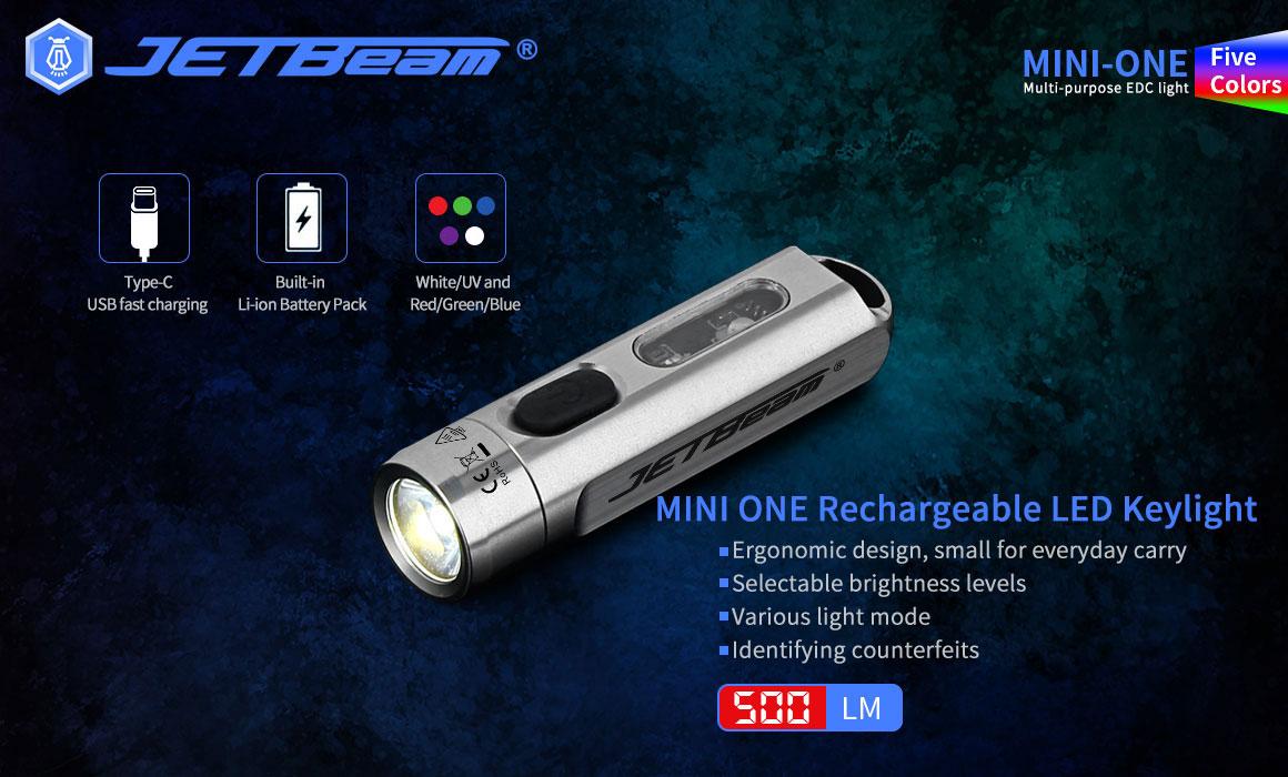 Niteye MINI-1 Multi EDC Nyckelrings ficklampa 500 Lumen