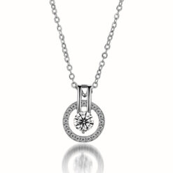 Vackert halsband - silver strass