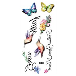 Tillfällig Tatuering 19 x 9cm - Follow your heart