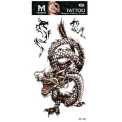 Tillfällig Tatuering 19 x 9cm - Drake
