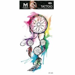 Tillfällig Tatuering 19 x 9cm - Dream catcher