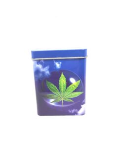 CIGARETTE BOX-METAL Cannabis