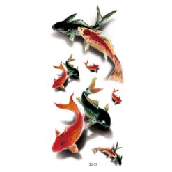 Tillfällig Tatuering 19 x 9cm - Fiskar
