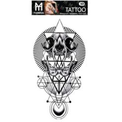 Tillfällig Tatuering 19 x 9cm - Udda motiv m djurben & mönster
