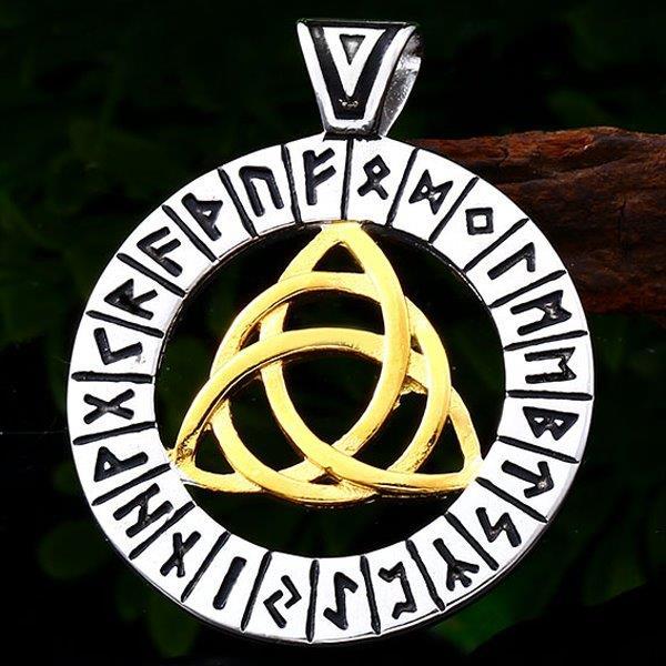 Halsband - Nordisk mytologi - keltisk knut och runor