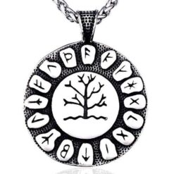 Halsband - Nordisk mytologi - Yggdrasil och runor