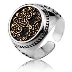 Ring - Nordisk Mytologi - Yggdrasil - Rostfritt stål - Hög kvalite