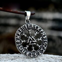 Halsband - Nordisk mytologi - Vegvisir med runor