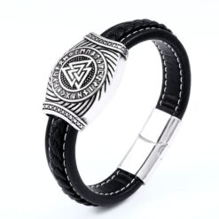 Armband - Nordisk mytologi - Valknut med runor