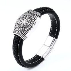 Armband - Nordisk mytologi - Skräckhjälmen med runor