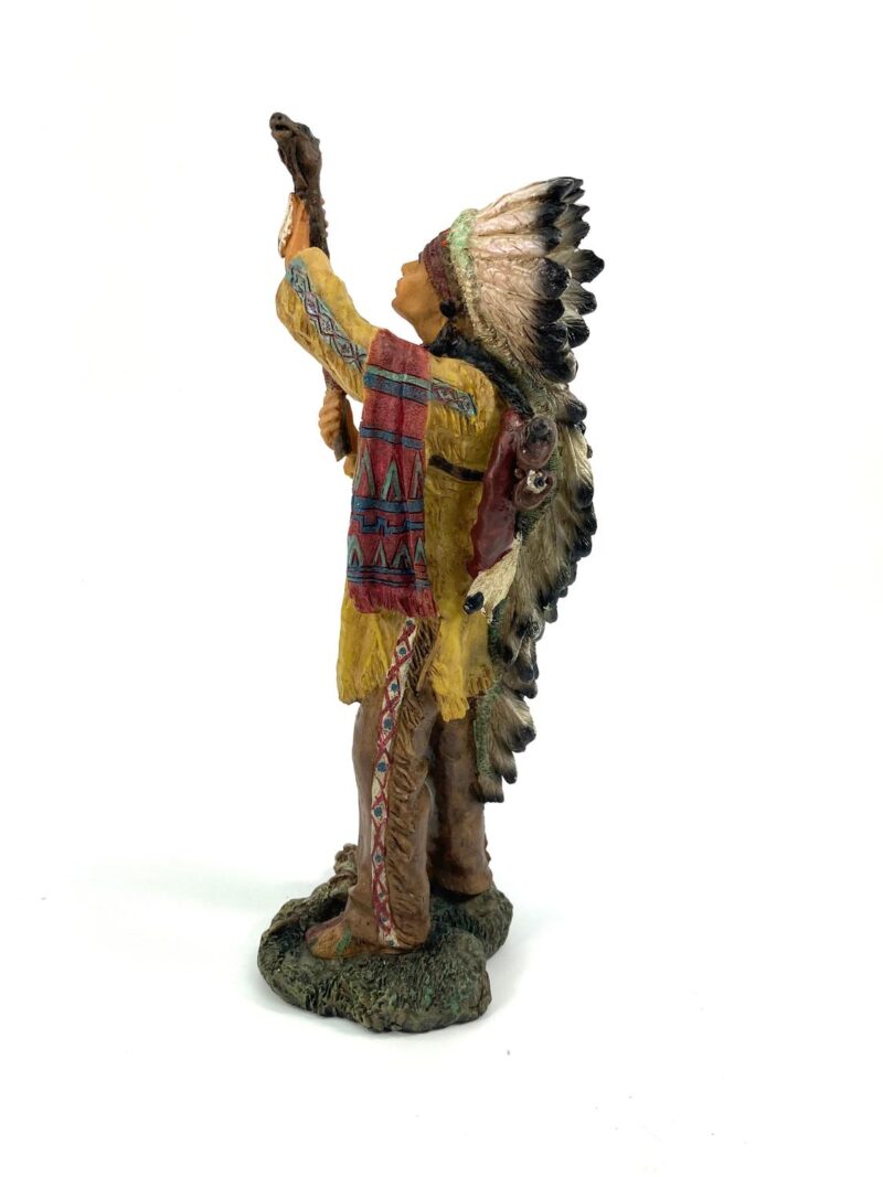Indian med käpp