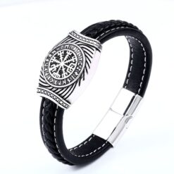 Armband - Nordisk mytologi - Vegvisir med runor