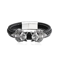 Armband - Nordisk mytologi - Odens två ulvar Gere och Freke