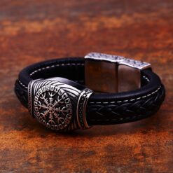 Armband - Nordisk mytologi - Skräckhjälmen med Valknut
