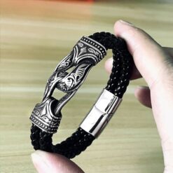 Armband - Nordisk mytologi - Länk med flätat band