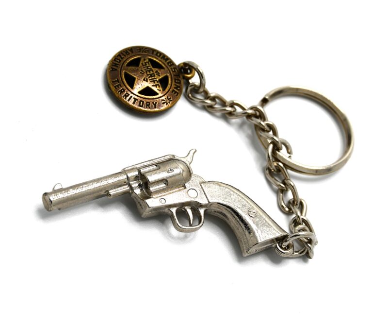 Kolser - Replica - Colt nickel and sheriff's badge