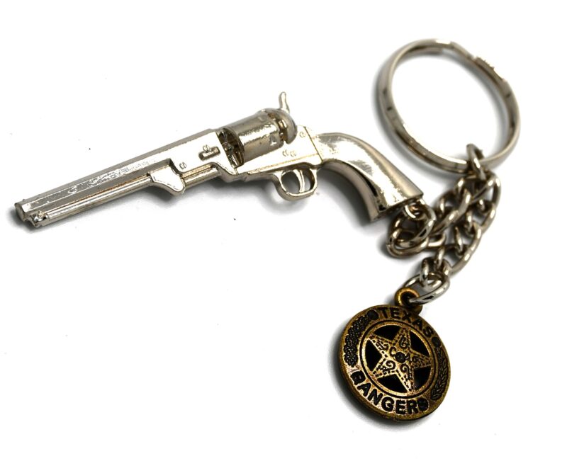 Kolser - Replica - Colt Navy keyring and Sheriff's badge