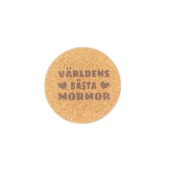 Glasunderlägg - Världens bästa mormor