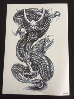 Tillfällig Tatuering 21 x 15cm - Asian Dragon
