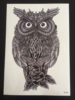 Tillfällig Tatuering 21 x 15cm - Celtic Owl