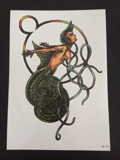 Tillfällig Tatuering 21 x 15cm - Mermaid
