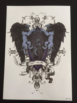 Tillfällig Tatuering 21 x 15cm - Wings