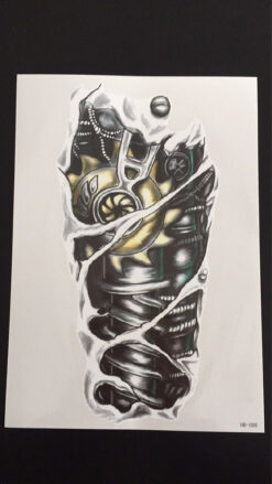 Tillfällig Tatuering 21 x 15cm - Biomechanic