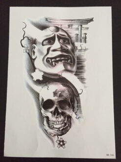 Tillfällig Tatuering 21 x 15cm - demons