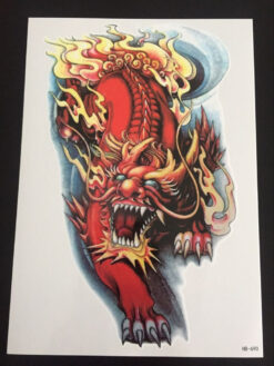 Tillfällig Tatuering 21 x 15cm -Asian Dragon