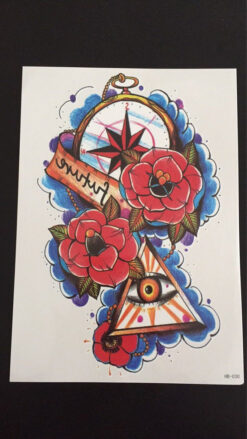 Tillfällig Tatuering 21 x 15cm - Symbolic Lotus