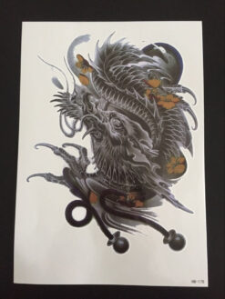 Tillfällig Tatuering 21 x 15cm - Asian Dragon