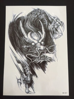 Tillfällig Tatuering 21 x 15cm - Asian Dragon