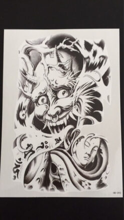 Tillfällig Tatuering 21 x 15cm - Devil