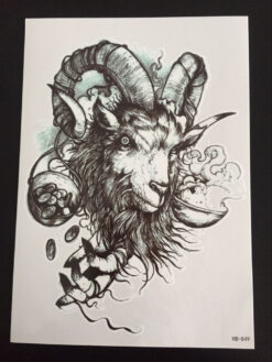 Tillfällig Tatuering 21 x 15cm - Bock / djävul