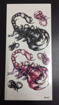 Tillfällig Tatuering 19 x 9cm - skorpioner
