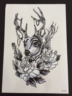 Tillfällig Tatuering 21 x 15cm - hjort
