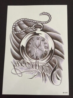 Tillfällig Tatuering 21 x 15cm - Time