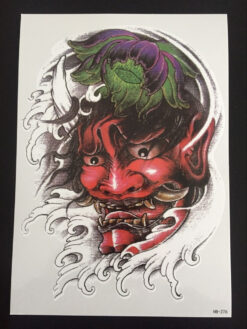 Tillfällig Tatuering 21 x 15cm - djävul