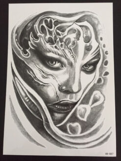 Tillfällig Tatuering 21 x 15cm - Woman