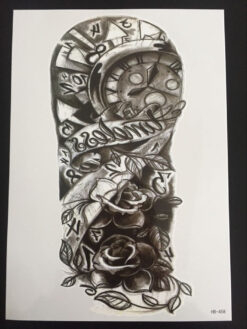 Tillfällig Tatuering 21 x 15cm - Time