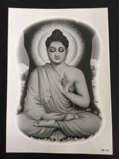 Tillfällig Tatuering 21 x 15cm - Buddistisk gud
