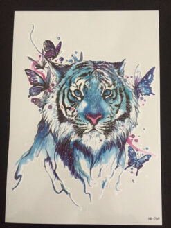 Tillfällig Tatuering 21 x 15cm - Tiger