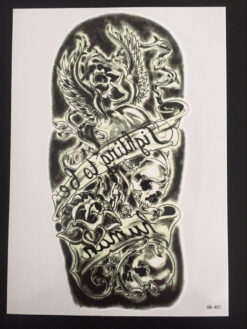 Tillfällig Tatuering 21 x 15cm - Dark Side