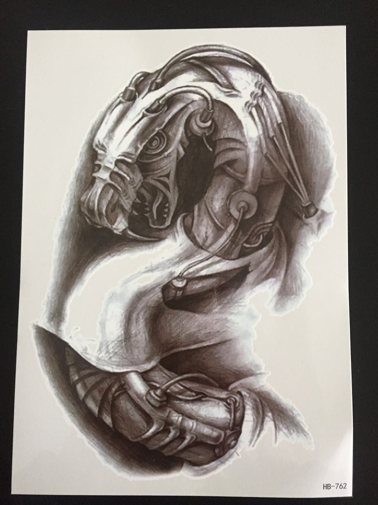 Tillfällig Tatuering 21 x 15cm - Dragon
