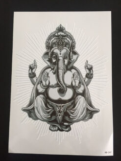Tillfällig Tatuering 21 x 15cm - Ganesha