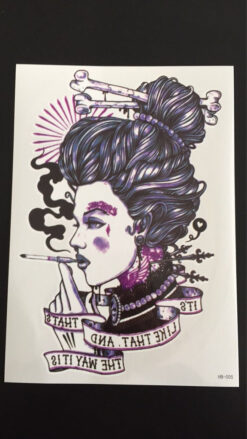 Tillfällig Tatuering 21 x 15cm - the way it is