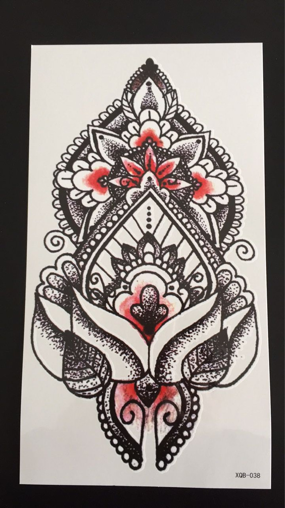 Tillfällig Tatuering 19 x 9cm - motiv