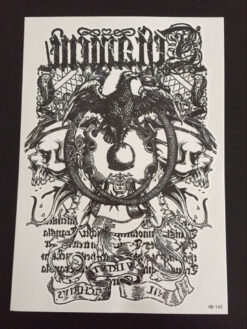 Tillfällig Tatuering 21 x 15cm - gothic theme
