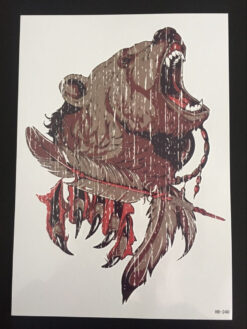 Tillfällig Tatuering 21 x 15cm - bear