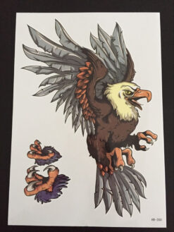 Tillfällig Tatuering 21 x 15cm - örn